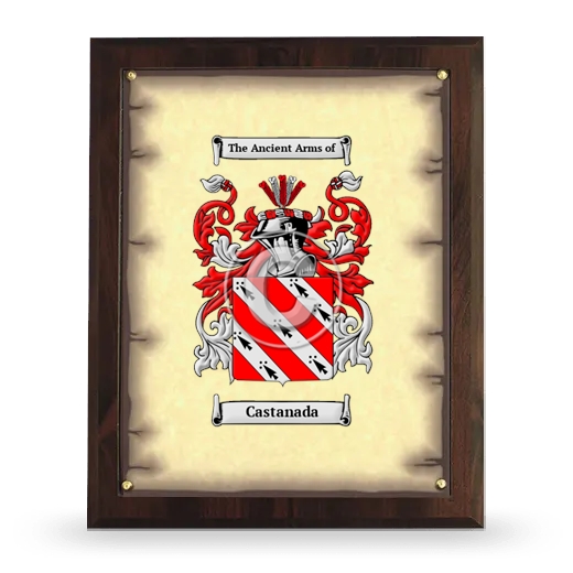 Castanada Coat of Arms Plaque