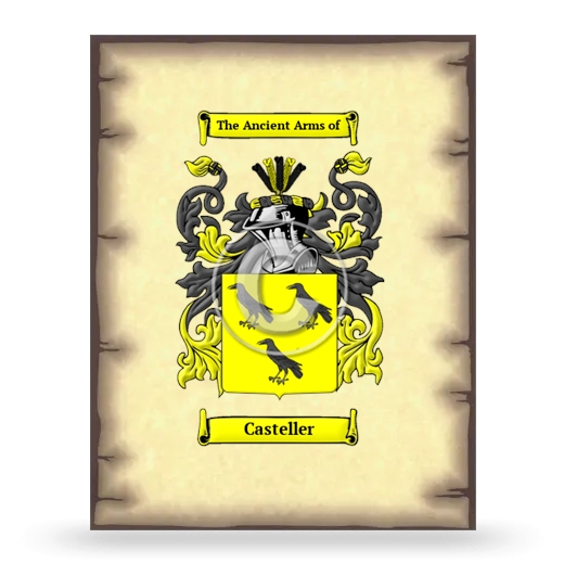 Casteller Coat of Arms Print