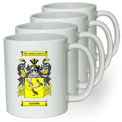 Castello Coffee mugs (set of four)