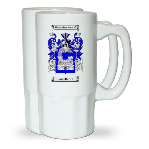 Castellarini Pair of Beer Steins