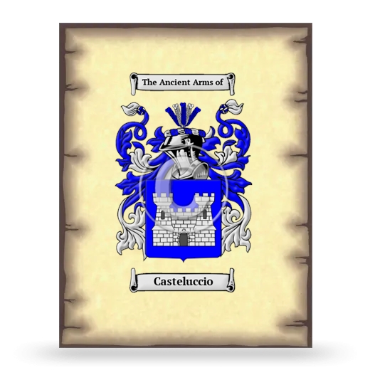 Casteluccio Coat of Arms Print