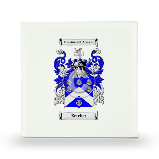 Ketcher Small Ceramic Tile with Coat of Arms