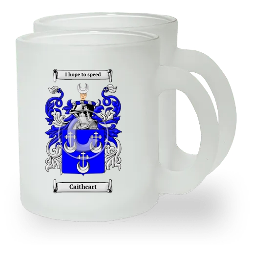 Caithcart Pair of Frosted Glass Mugs