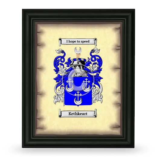 Kethkeart Coat of Arms Framed - Black