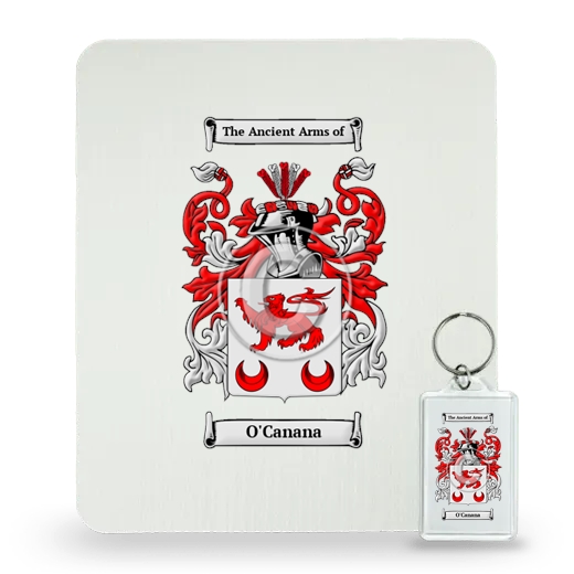 O'Canana Mouse Pad and Keychain Combo Package