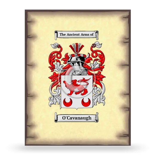 O'Cavanaugh Coat of Arms Print