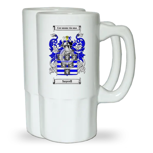 Saycell Pair of Beer Steins