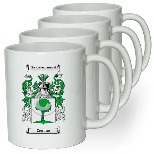 Cerrano Coffee mugs (set of four)