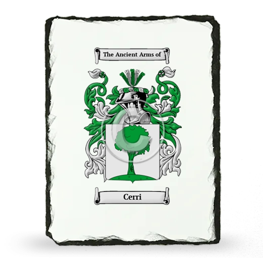 Cerri Coat of Arms Slate