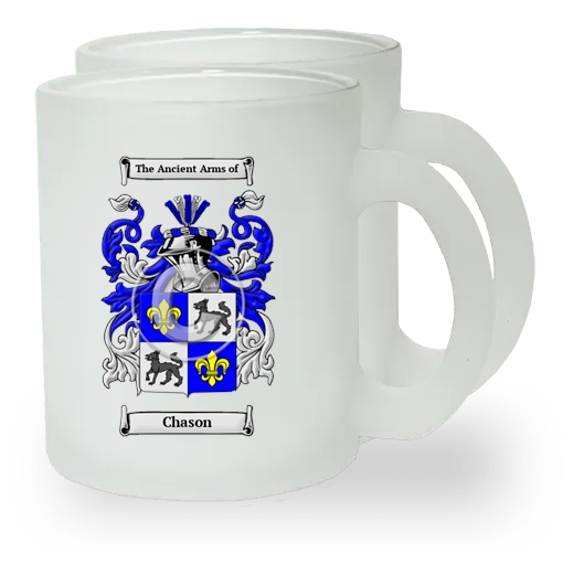 Chason Pair of Frosted Glass Mugs