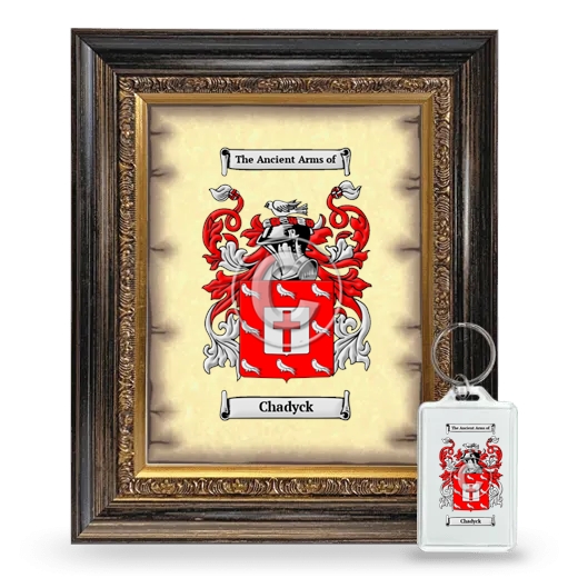 Chadyck Framed Coat of Arms and Keychain - Heirloom