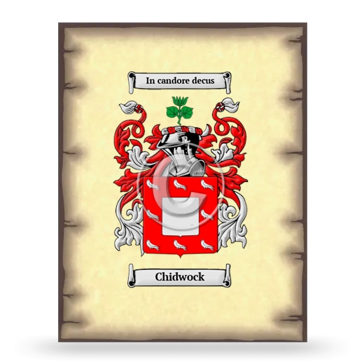 Chidwock Coat of Arms Print