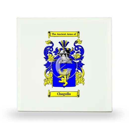 Chagolla Small Ceramic Tile with Coat of Arms