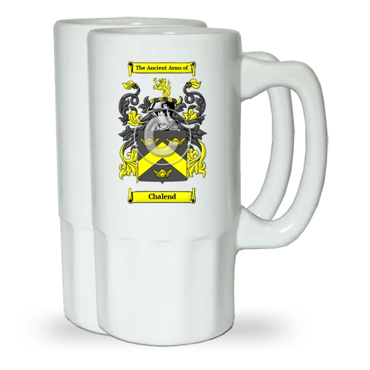 Chalend Pair of Beer Steins