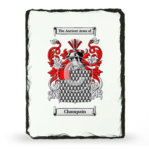 Champain Coat of Arms Slate