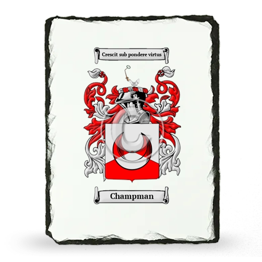 Champman Coat of Arms Slate