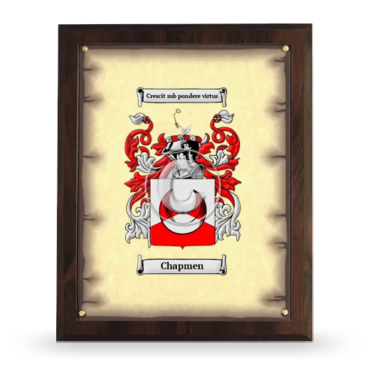 Chapmen Coat of Arms Plaque