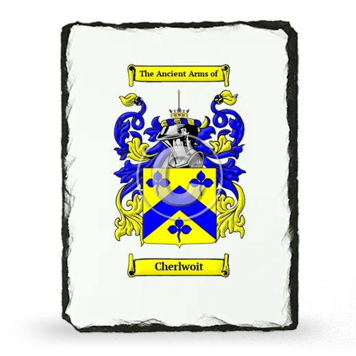 Cherlwoit Coat of Arms Slate