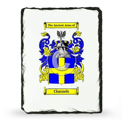 Charnels Coat of Arms Slate