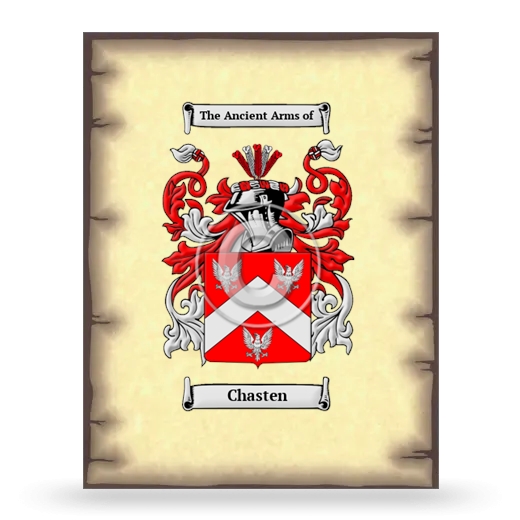 Chasten Coat of Arms Print