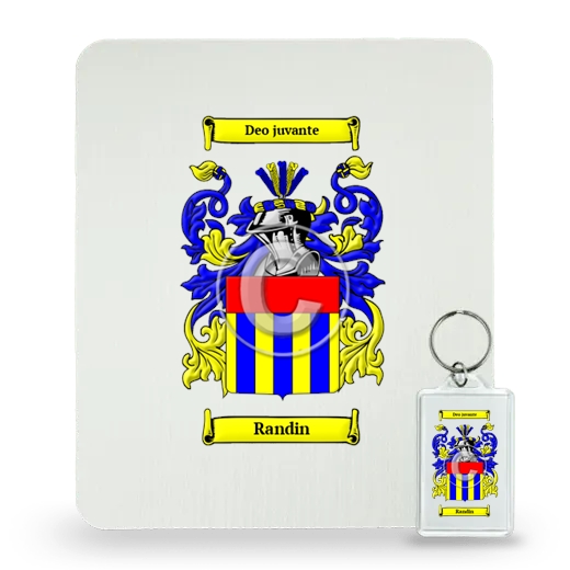 Randin Mouse Pad and Keychain Combo Package