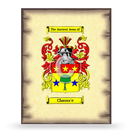 Chauss'e Coat of Arms Print