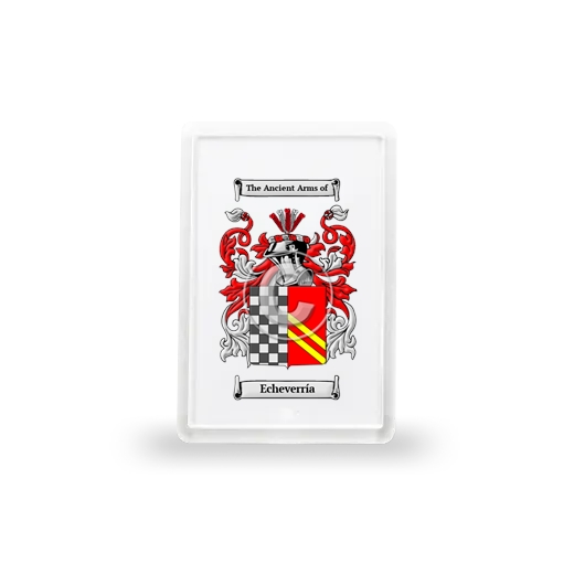 Echeverría Coat of Arms Magnet