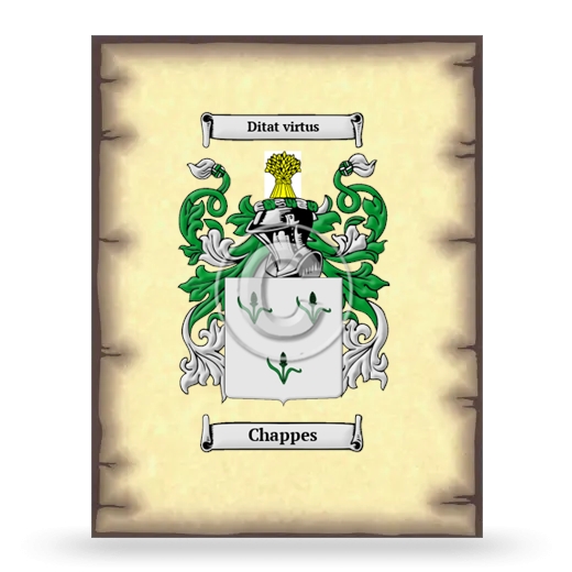 Chappes Coat of Arms Print