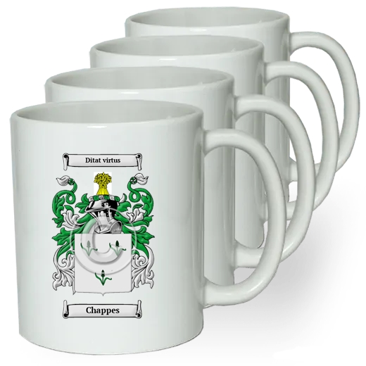 Chappes Coffee mugs (set of four)