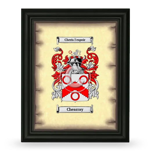 Chearray Coat of Arms Framed - Black