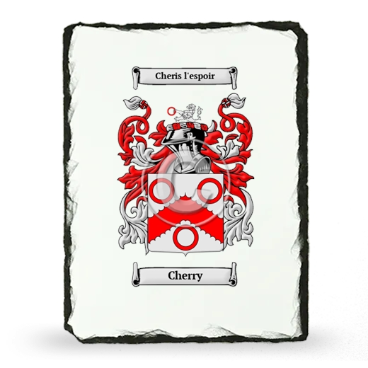 Cherry Coat of Arms Slate