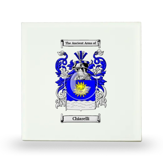 Chiarelli Small Ceramic Tile with Coat of Arms