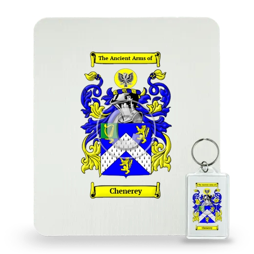 Chenerey Mouse Pad and Keychain Combo Package