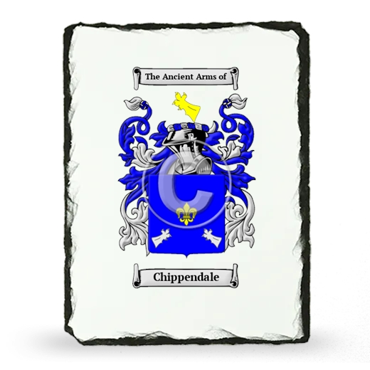 Chippendale Coat of Arms Slate