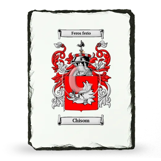 Chisom Coat of Arms Slate
