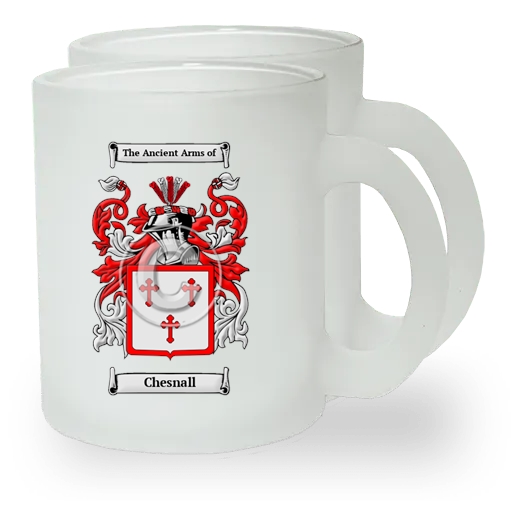 Chesnall Pair of Frosted Glass Mugs