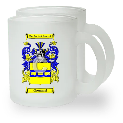 Chommel Pair of Frosted Glass Mugs