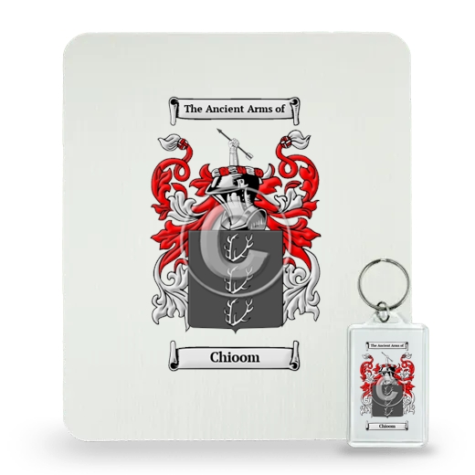 Chioom Mouse Pad and Keychain Combo Package