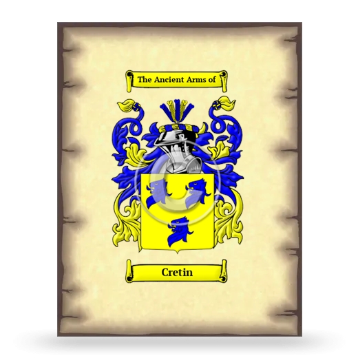 Cretin Coat of Arms Print
