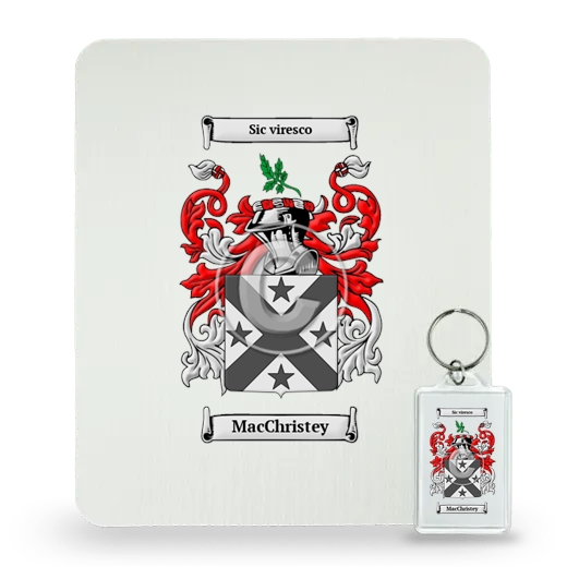 MacChristey Mouse Pad and Keychain Combo Package