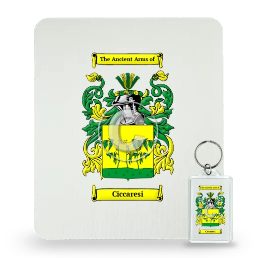 Ciccaresi Mouse Pad and Keychain Combo Package