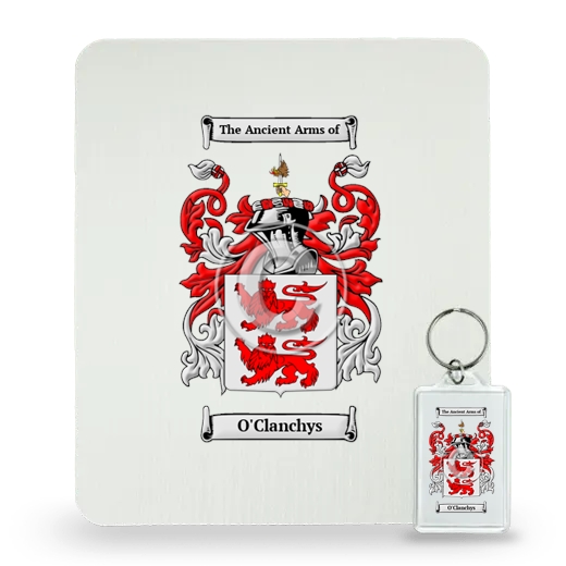 O'Clanchys Mouse Pad and Keychain Combo Package