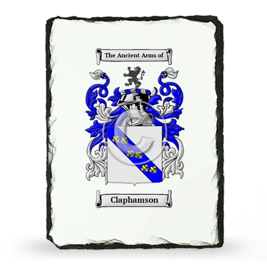 Claphamson Coat of Arms Slate