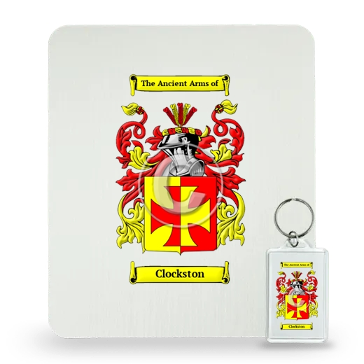 Clockston Mouse Pad and Keychain Combo Package