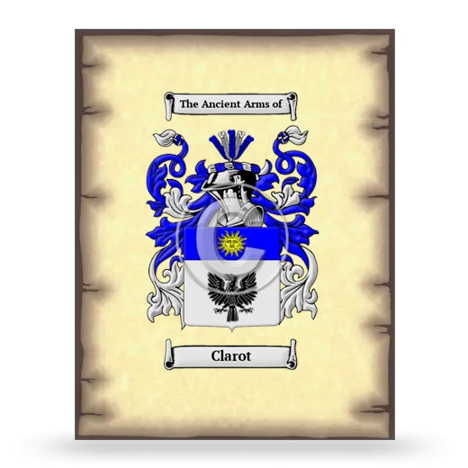 Clarot Coat of Arms Print