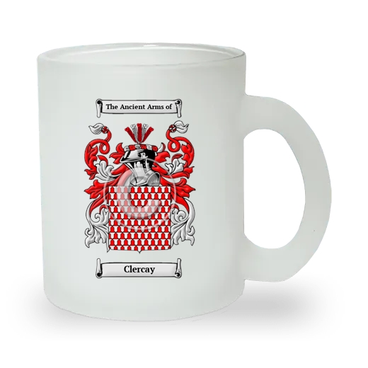 Clercay Frosted Glass Mug