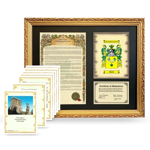 Claree Framed History And Complete History - Gold