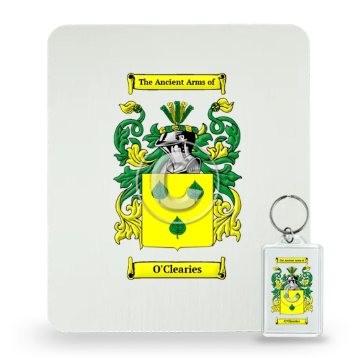 O'Clearies Mouse Pad and Keychain Combo Package