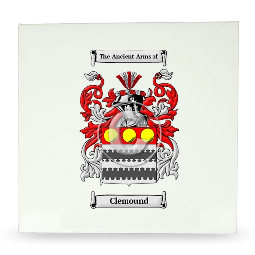 Clemound Large Ceramic Tile with Coat of Arms