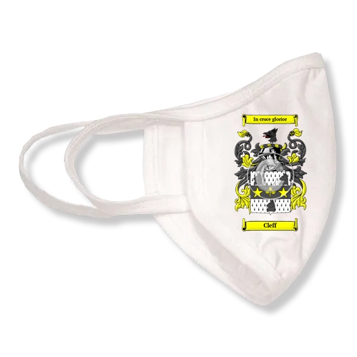 Cleff Coat of Arms Face Mask